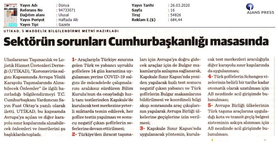 Dünya Gazetesi