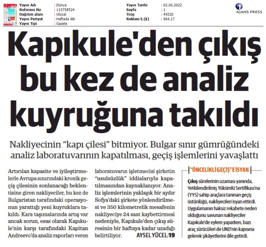 Dünya Gazetesi