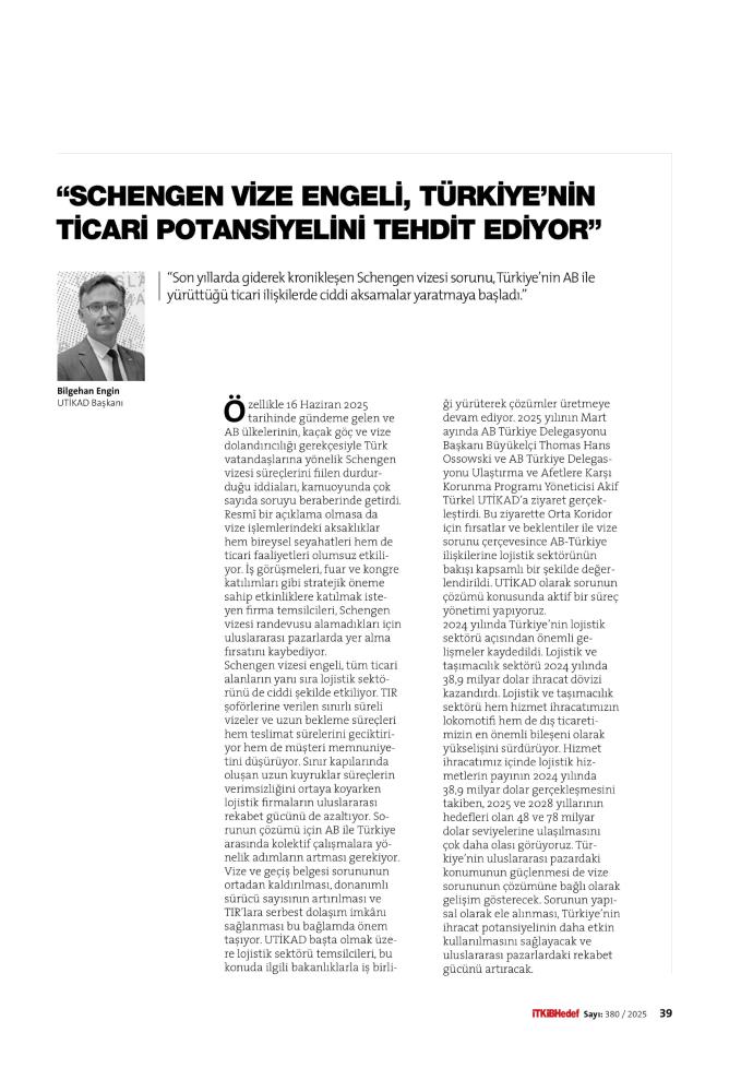 İTKİB Hedef Dergisi