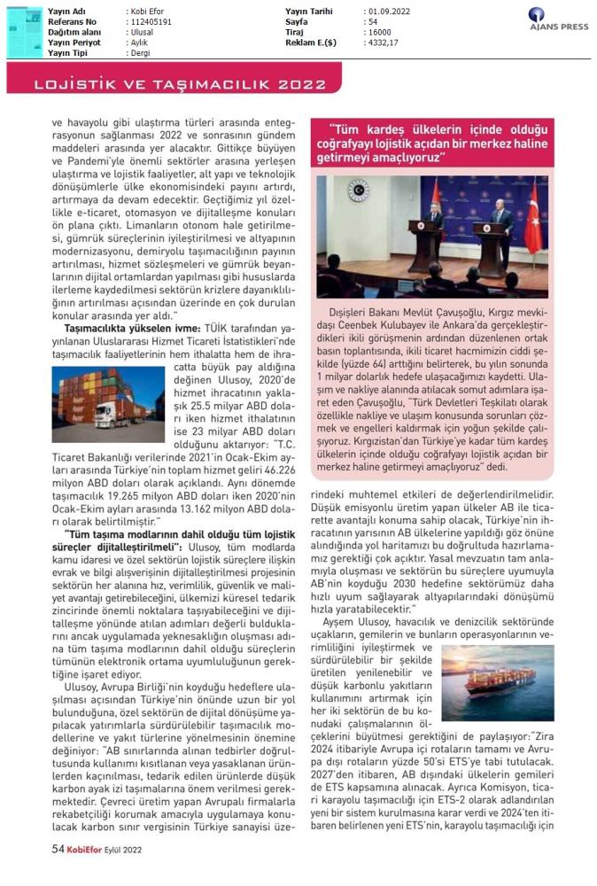 Kobi Efor Dergisi