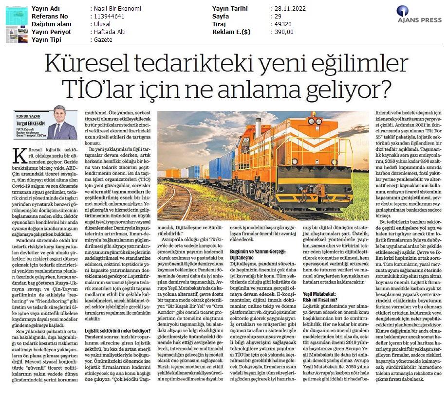 Nasıl Bir Ekonomi