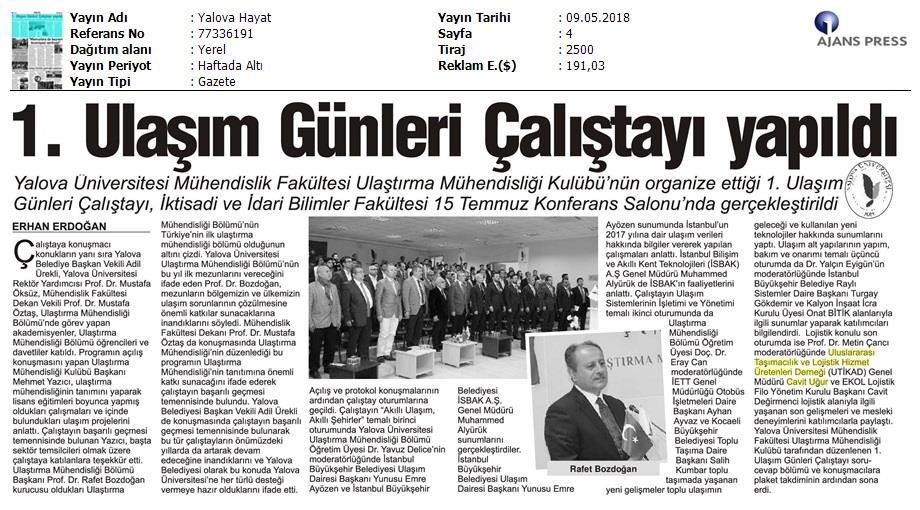 Yalova Hayat Gazetesi