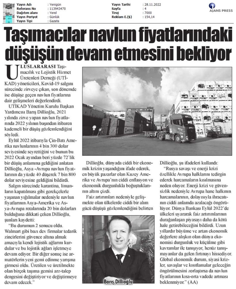 Yenigün Gazetesi