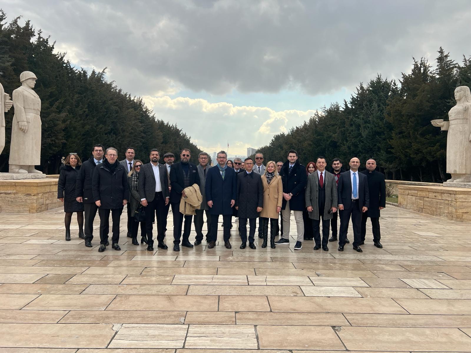 UTİKAD Heyeti'nin Anıtkabir Ziyareti 20.02.2024