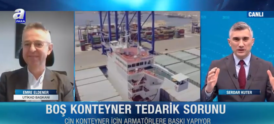 UTİKAD Başkanı Emre Eldener APara Tv Canlı Yayın 25.02.2021