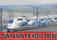 DÜNYA  NIN EN HIZLI TRENİ