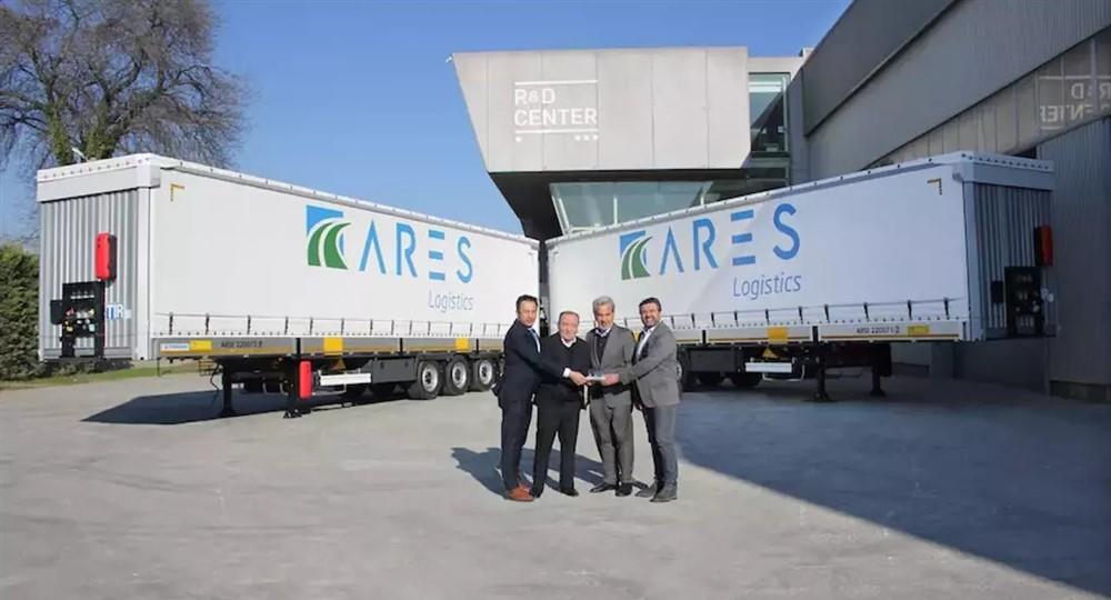 ARES LOGISTICS, 100 ADET YENİ YATIRIMLA TIRSAN FİLOSUNU 320'YE ÇIKARDI