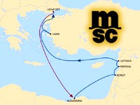 MSC, D.AKDENİZ AKTARMALARINI ASYAPORTTAN YAPACAK