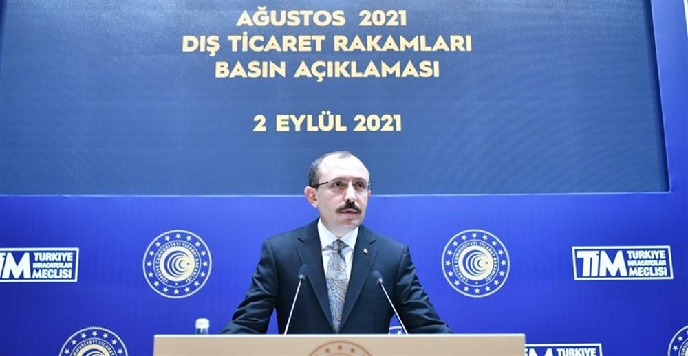 BAKAN MUŞ, AĞUSTOS AYI DIŞ TİCARET RAKAMLARINI AÇIKLADI