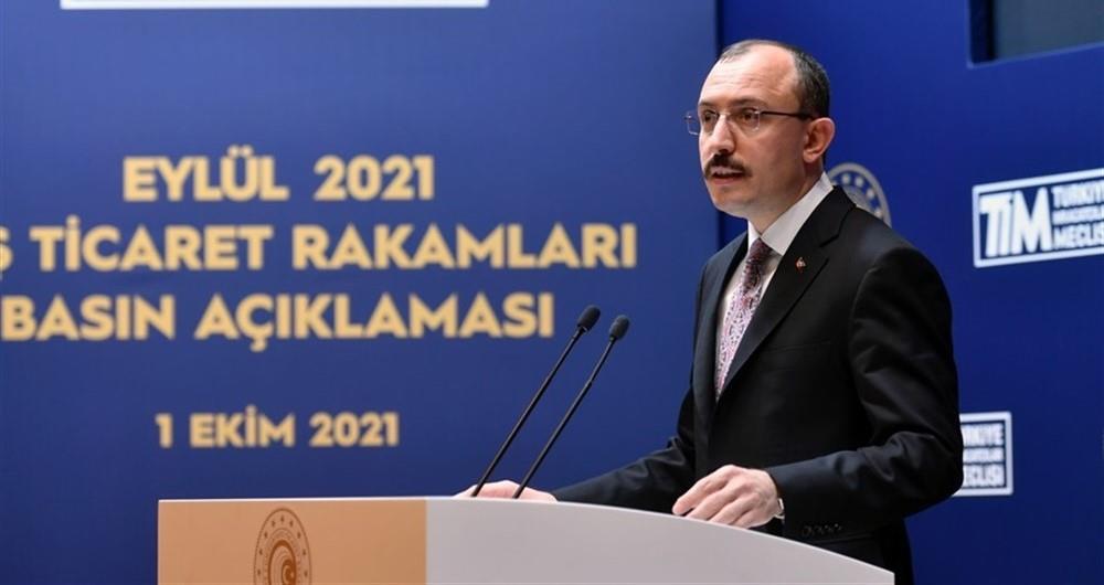 BAKAN MUŞ, EYLÜL AYI DIŞ TİCARET RAKAMLARINI AÇIKLADI