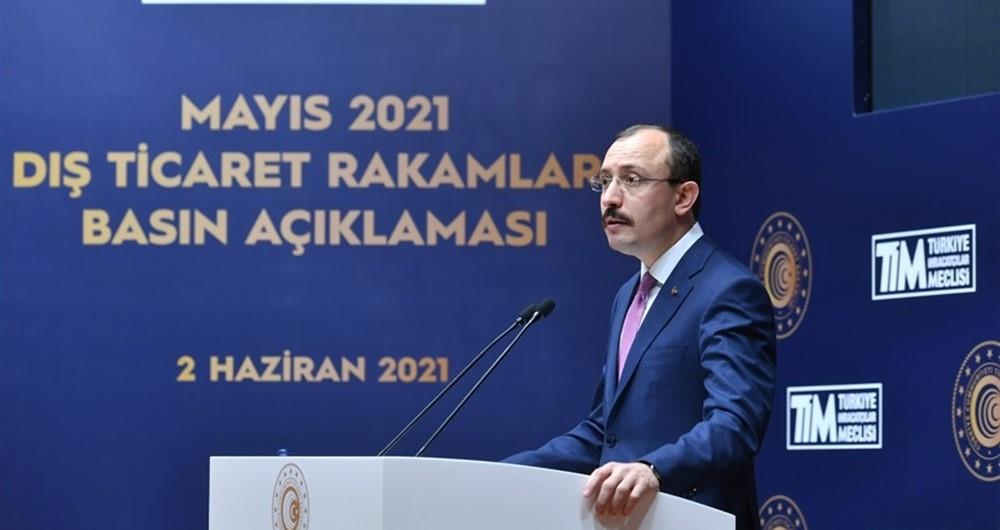 BAKAN MUŞ, MAYIS AYI DIŞ TİCARET RAKAMLARINI AÇIKLADI