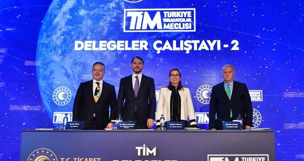 BAKAN PEKCAN, TÜRKİYE İHRACATÇILAR MECLİSİ DELEGELER ÇALIŞTAYI'NA KATILDI