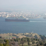 ÇANAKKALE BOĞAZINA YENİ GEMİ