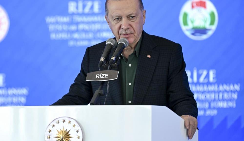 CUMHURBAŞKANI ERDOĞAN, RİZE’DE ISIRLIK YOLU’NU HİZMETE AÇTI