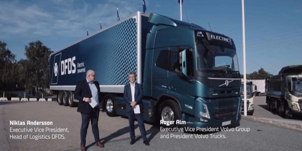 DFDS, 100 ADET ELEKTRİKLİ VOLVO KAMYON ALACAK