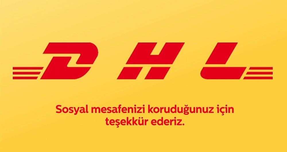 DHL LOGOSUNDA SOSYAL MESAFE DEĞİŞİKLİĞİ