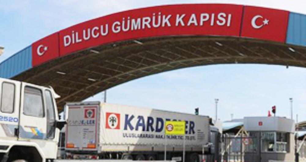 DİLUCU SINIR KAPISI'NA TIR PARKI YAPILACAK