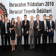 İHRACATIN YILDIZLARI TAÇLANDI