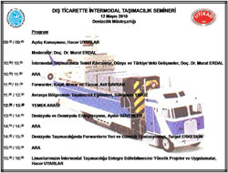 UTİKADDAN DENİZCİLİK MÜSTEŞARLIĞINA INTERMODAL TAŞIMACILIK EĞİTİMİ SEMİNERİ
