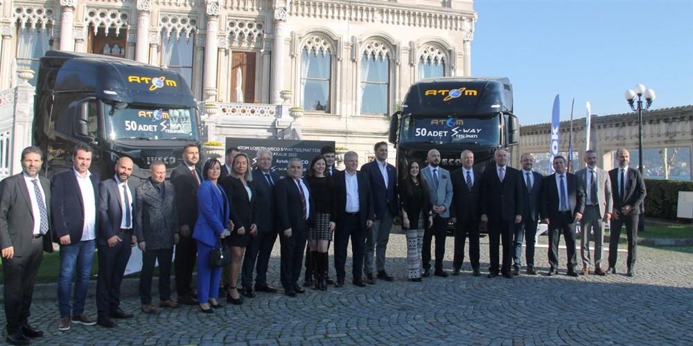 ATOM LOJİSTİK’E IVECO’DAN 100 ADET S WAY ÇEKİCİ