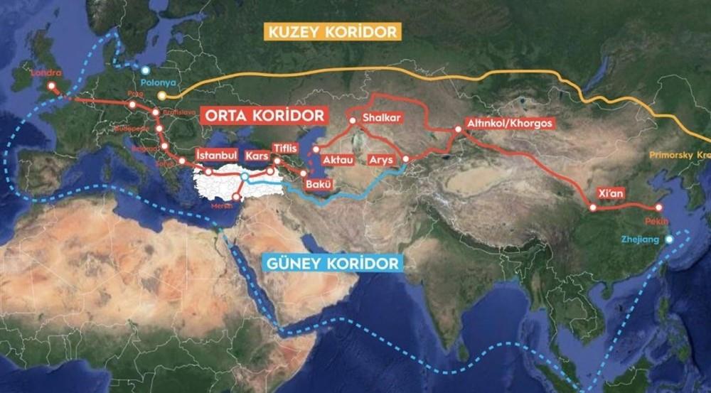 KARDEŞ ÜLKELERDEN TAŞIMACILIK İÇİN ‘ORTA KORİDOR’ ATAĞI