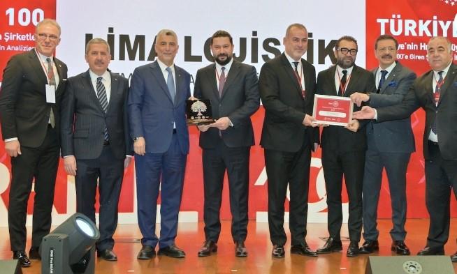 LİMA LOJİSTİK EN HIZLI BÜYÜYEN İLK 100 FİRMA ARASINDA