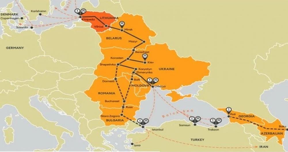 LİTVANYA VE TÜRKİYE, UKRAYNA ÜZERİNDEN BİR YÜK DEMİRYOLU KORİDORU BAŞLATACAK