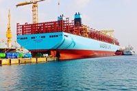 DÜNYANIN EN BÜYÜĞÜ MAERSK LINE FİLOSUNA GİRDİ