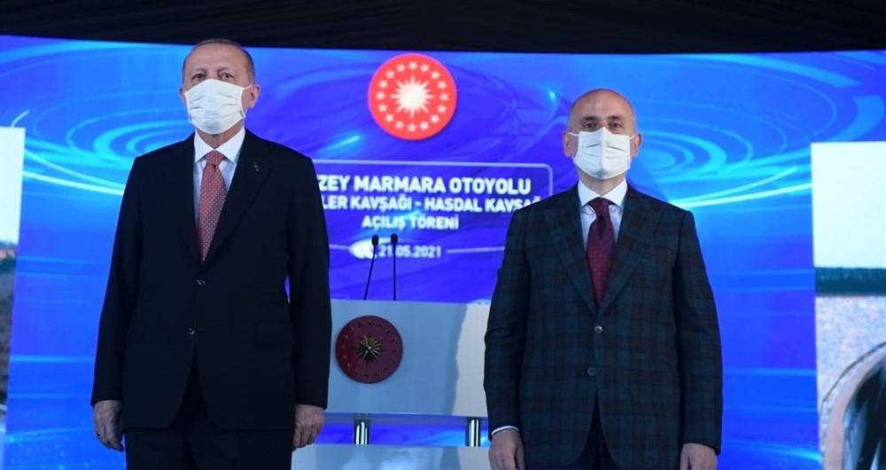 MARMARA’NIN ALTIN GERDANLIĞI KUZEY MARMARA OTOYOLU’NUN 7. KESİMİ HİZMETE AÇILDI