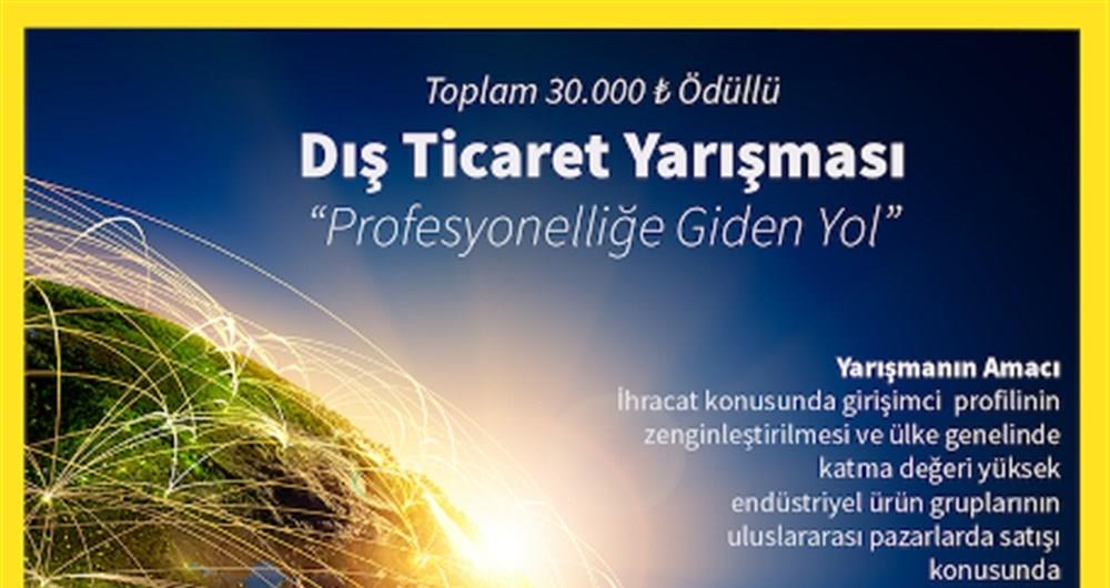 ÖDÜLLÜ DIŞ TİCARET YARIŞMASI