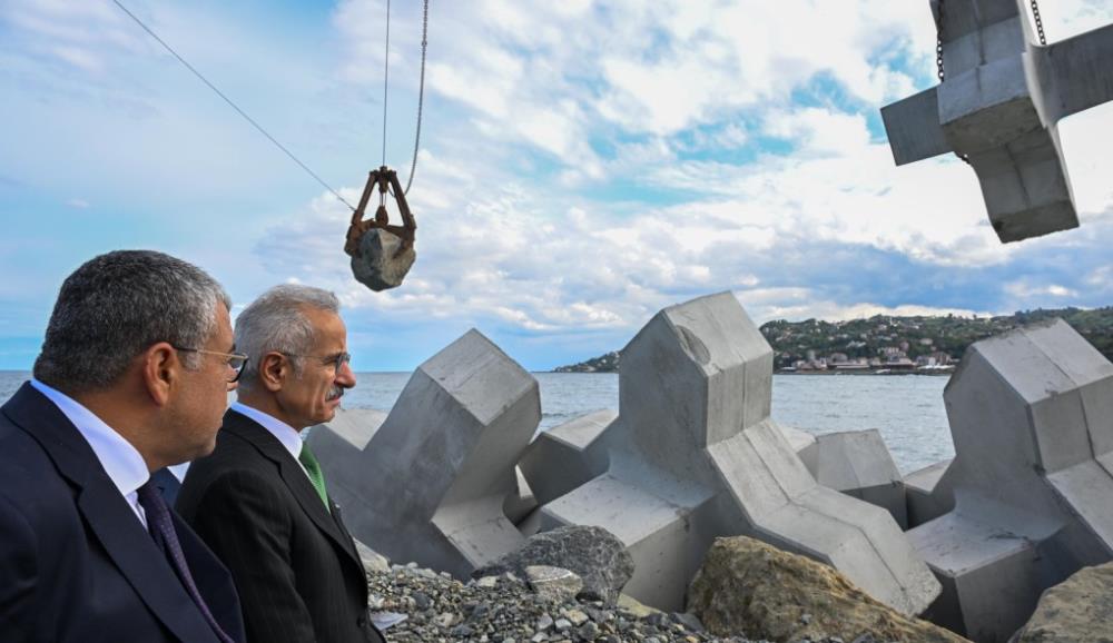 RİZE İYİDERE LOJİSTİK LİMANI’NDA ÇALIŞMALAR TÜM HIZIYLA SÜRÜYOR