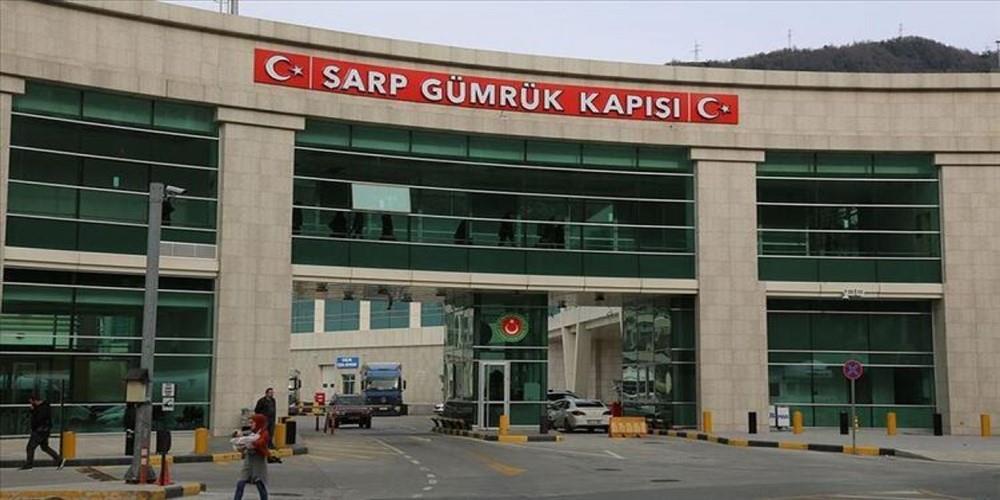 SARP SINIR KAPISI’NDAN BİR GÜNDE 728 TIR ÇIKIŞ YAPTI