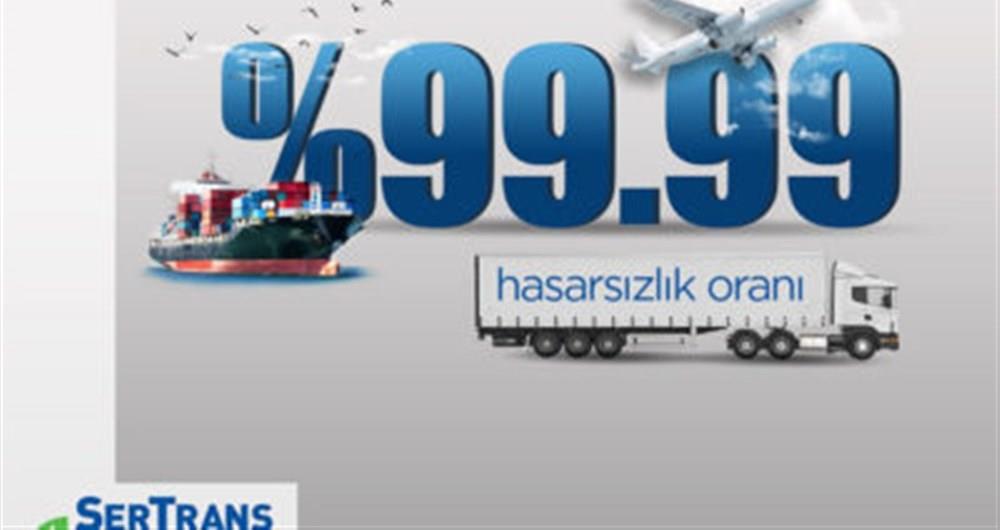 SERTRANS, RESMİ HASARSIZLIK ORANINI YÜZDE 99,99 OLARAK AÇIKLADI