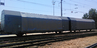 TCDD’NİN OTOMOBİL TAŞIMA VAGONU RAYLARDA