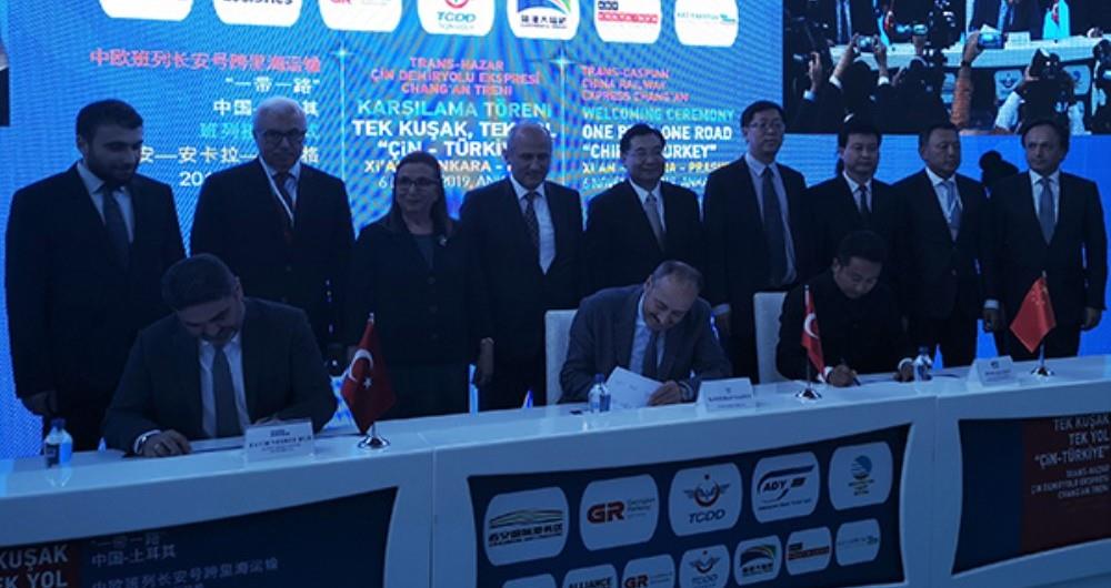 TCDD TAŞIMACILIK TRANS- HAZAR GÜZERGÂHINDAKİ TAŞIMALAR İÇİN PROTOKOL İMZALADI