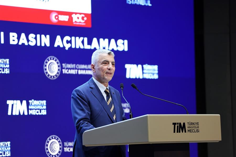 TİCARET BAKANI BOLAT, MAYIS AYI İHRACAT VERİLERİNİ AÇIKLADI