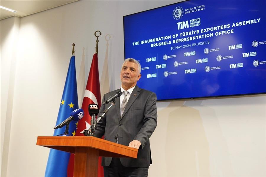 TİCARET BAKANI BOLAT, TİM BRÜKSEL TEMSİLCİLİĞİ AÇILIŞINDA KONUŞTU