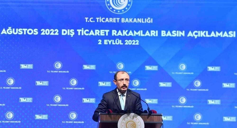 TİCARET BAKANI MEHMET MUŞ, AĞUSTOS AYI İHRACAT RAKAMLARINI AÇIKLADI