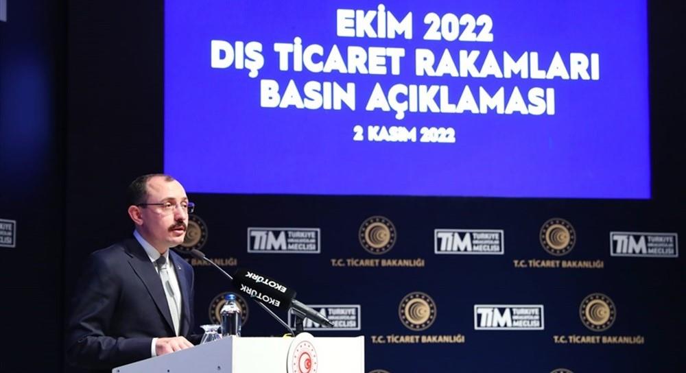 TİCARET BAKANI MEHMET MUŞ EKİM AYI İHRACAT RAKAMLARINI AÇIKLADI