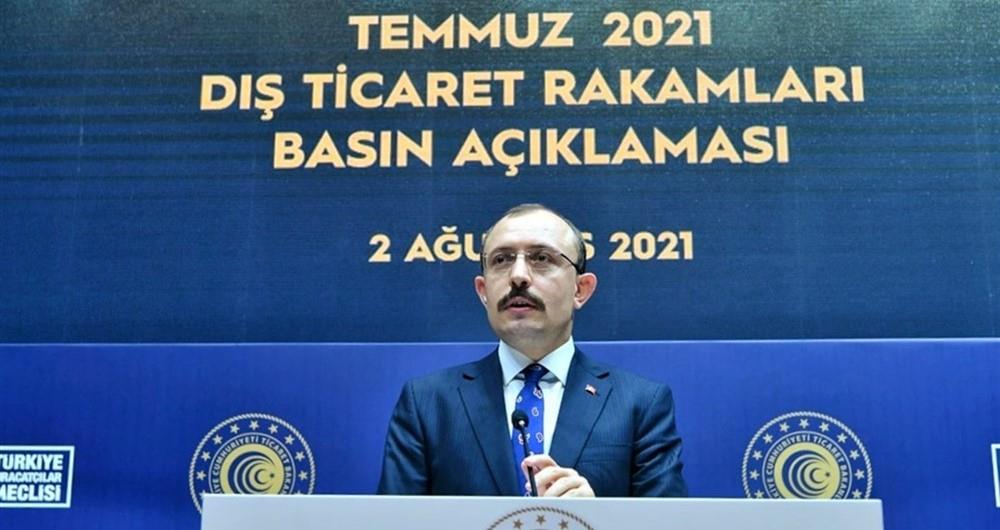 TİCARET BAKANI MEHMET MUŞ, TEMMUZ AYINA AİT DIŞ TİCARET RAKAMLARINI AÇIKLADI