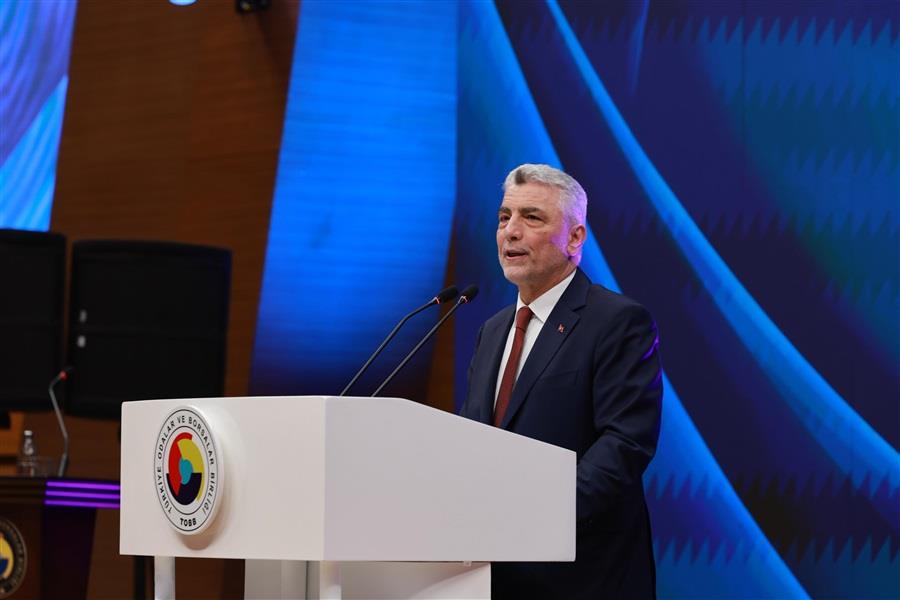 TİCARET BAKANI ÖMER BAKAN BOLAT, TOBB HİZMET ŞEREF BELGESİ VE PLAKET TÖRENİ'NDE KONUŞTU