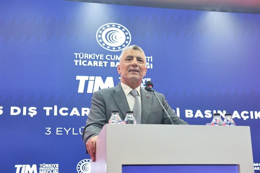 TİCARET BAKANI ÖMER BOLAT, AĞUSTOS AYI DIŞ TİCARET VERİLERİNİ AÇIKLADI