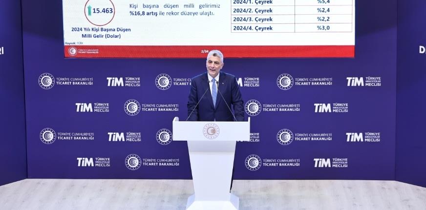 TİCARET BAKANI ÖMER BOLAT, ŞUBAT AYI DIŞ TİCARET VERİLERİNİ AÇIKLADI 