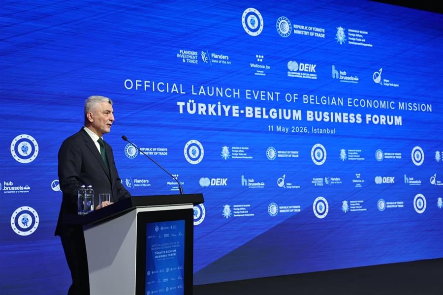 TİCARET BAKANI ÖMER BOLAT, TÜRKİYE-BELÇİKA İŞ FORUMU'NDA KONUŞTU