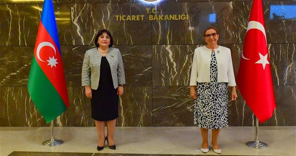 TİCARET BAKANI PEKCAN, AZERBAYCAN MECLİS BAŞKANI İLE GÖRÜŞTÜ 