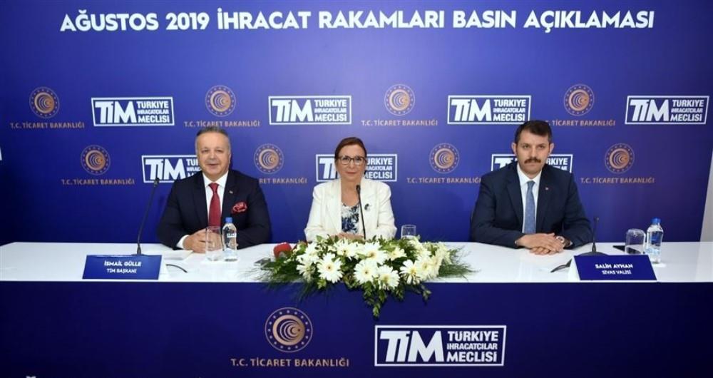 TİCARET BAKANI RUHSAR PEKCAN, AĞUSTOS AYI İHRACAT RAKAMLARINI AÇIKLADI