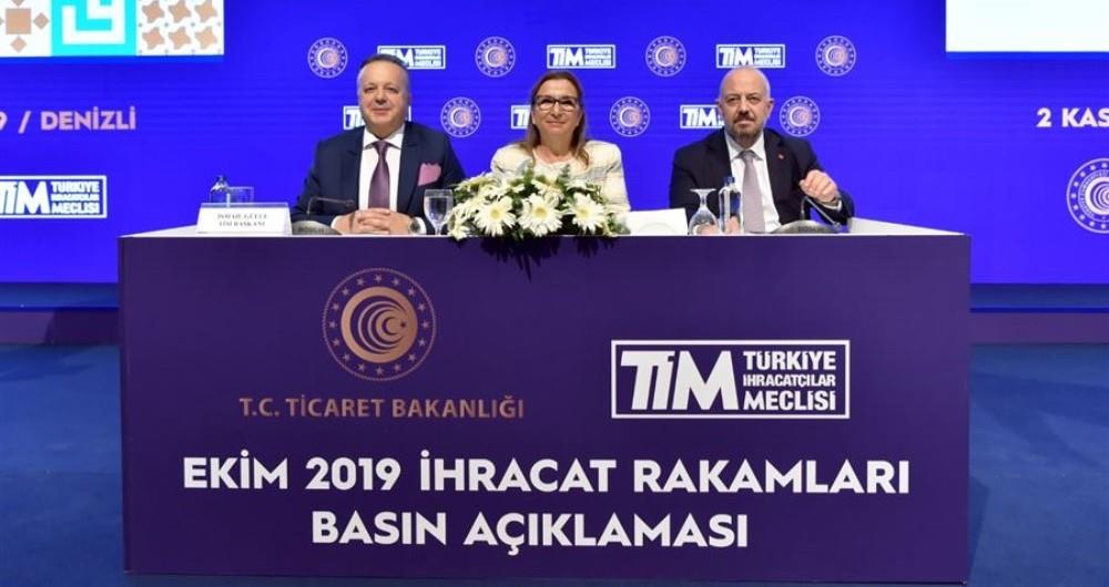 TİCARET BAKANI RUHSAR PEKCAN, EKİM AYI İHRACAT RAKAMLARINI AÇIKLADI