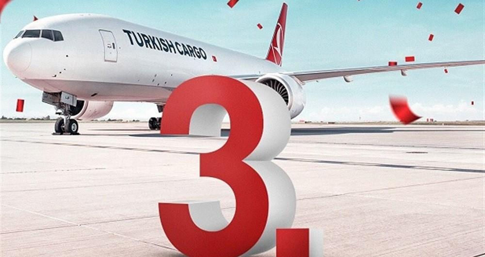 TURKISH CARGO DÜNYA HAVA KARGO TAŞIYICILARI ARASINDA 3. SIRAYA YÜKSELDİ