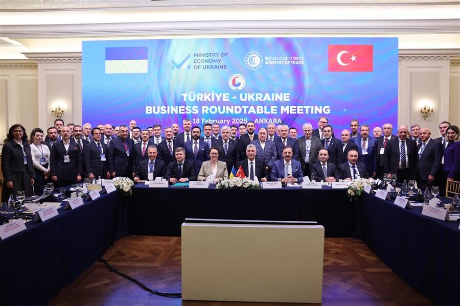 TÜRKİYE-UKRAYNA YUVARLAK MASA TOPLANTISI TOBB'DA GERÇEKLEŞTİRİLDİ