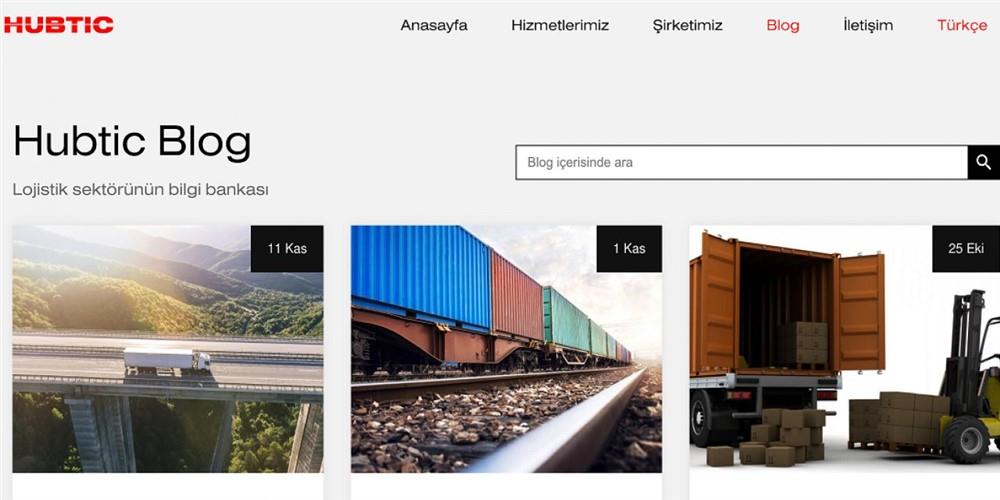 ‘LOJİSTİK SEKTÖRÜNÜN BİLGİ BANKASI’ HUBTIC BLOG AÇILDI